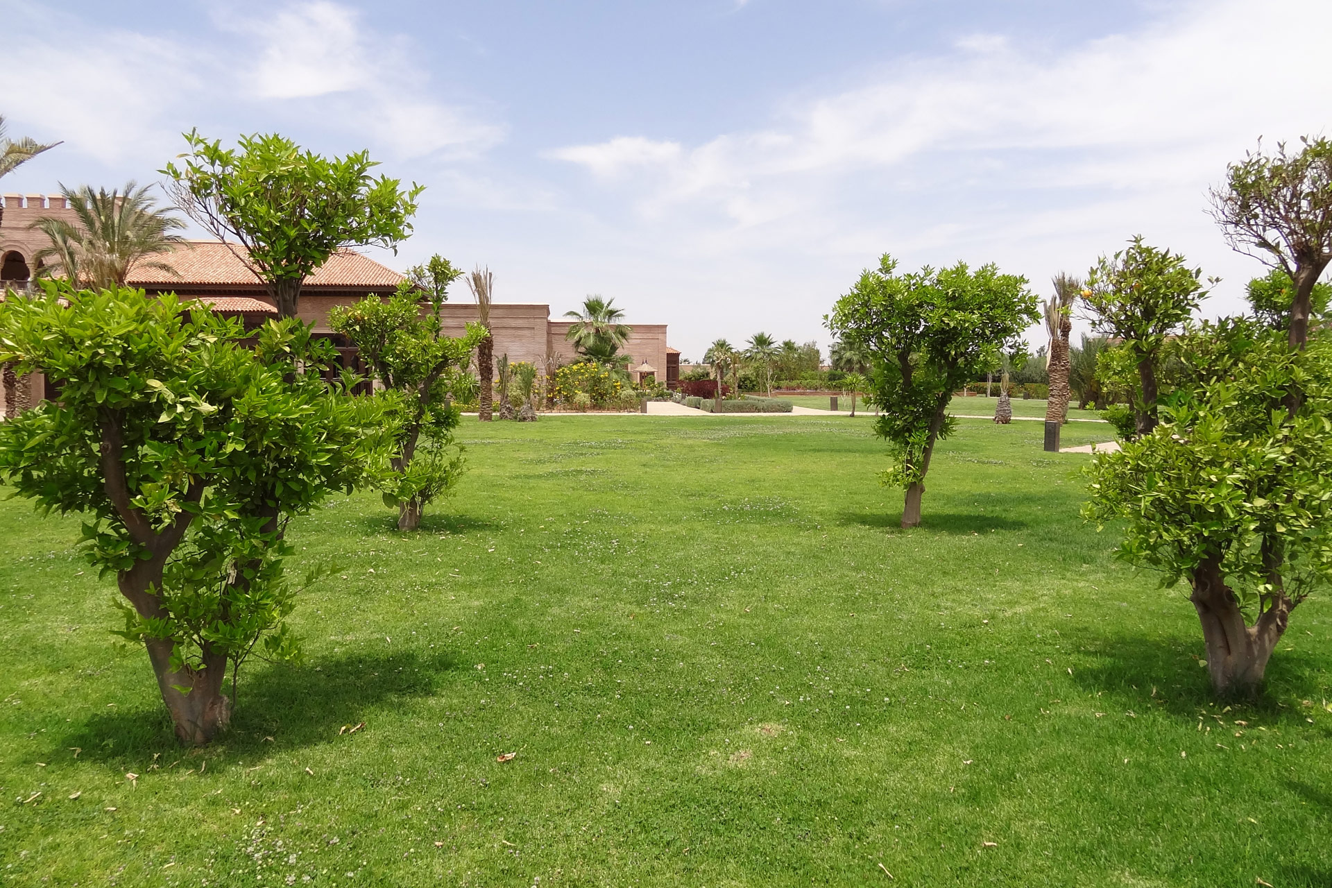 Jardín estilo árabe