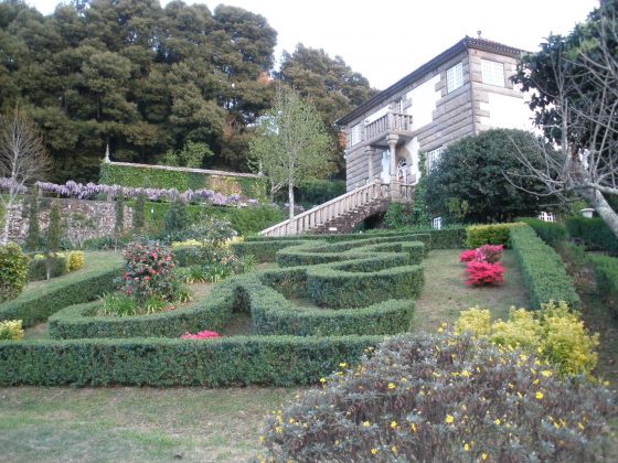 ‘jardín francés’ en un pazo